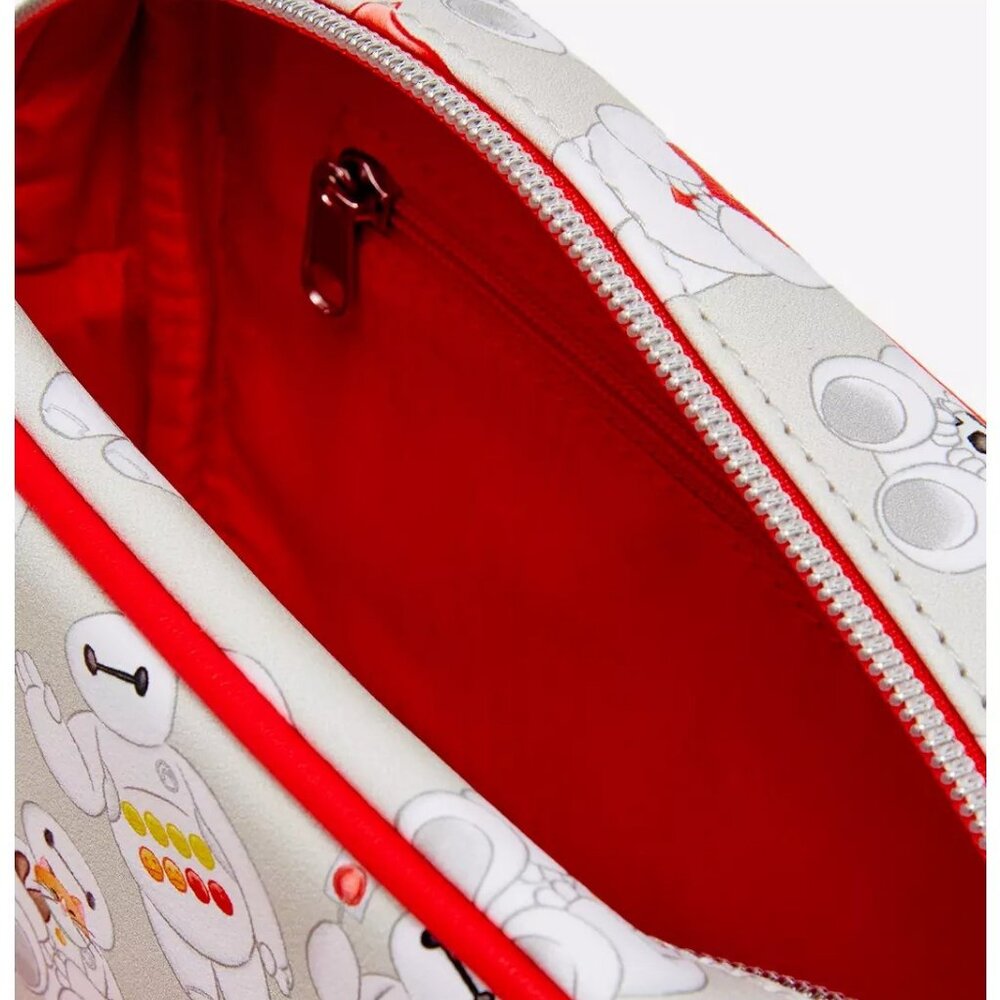 Loungefly Disney Big Hero 6 Baymax Crossbody Baymax Pattern Purse Shoulder Bag - Picture 4 of 4